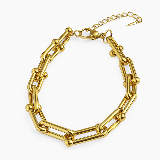 Bracelet Maillons Dorés