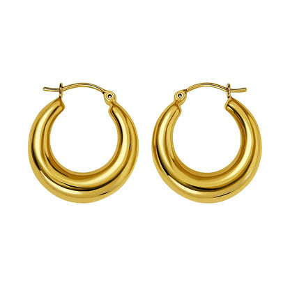 Boucles d’oreilles créoles épaisses Chéri Chérie