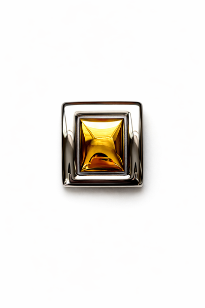 Broche Pyramide Ambre Chéri Chérie