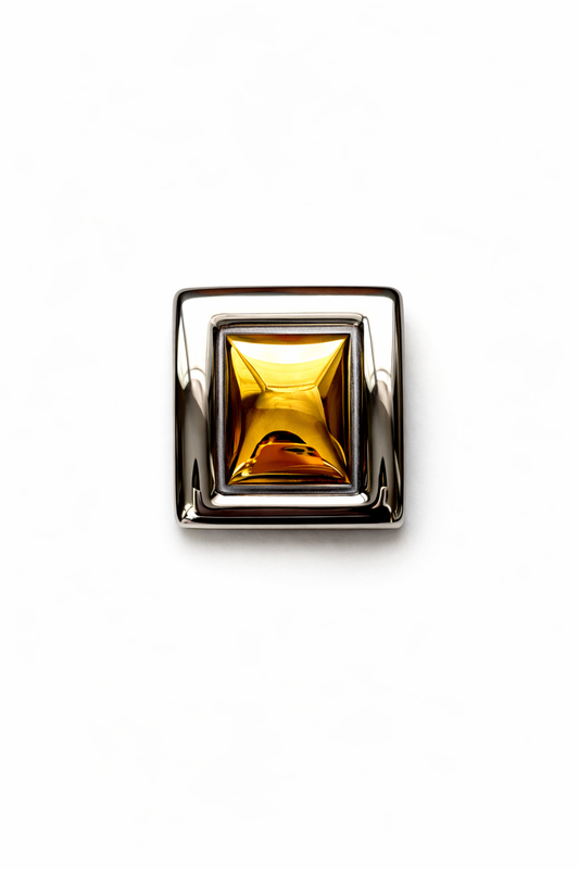 Broche Pyramide Ambre Chéri Chérie