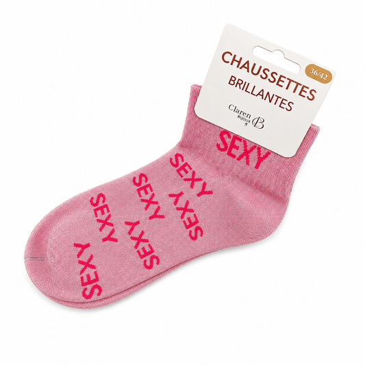 Chaussettes Brillantes — Sexy All Over Chéri Chérie