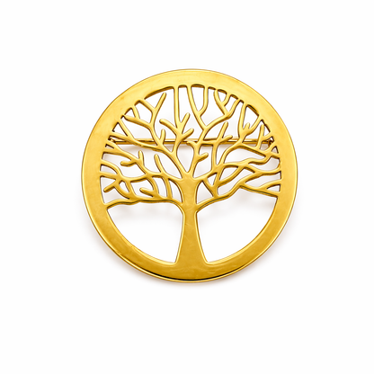 Broche Arbre de Vie Branches Dorée Chéri Chérie