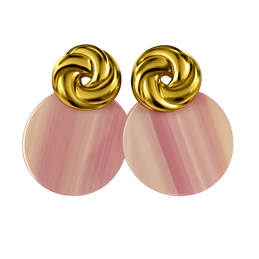 Boucles d'oreilles résine