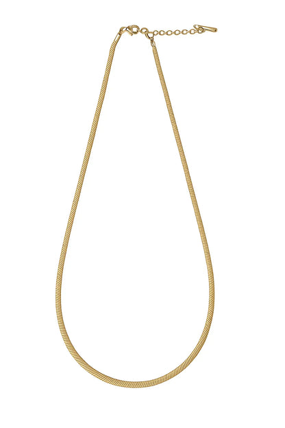 Collier maille serpent or L Chéri Chérie