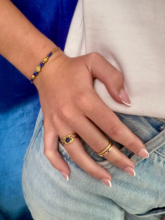 Bague Cœur saphir Chéri Chérie