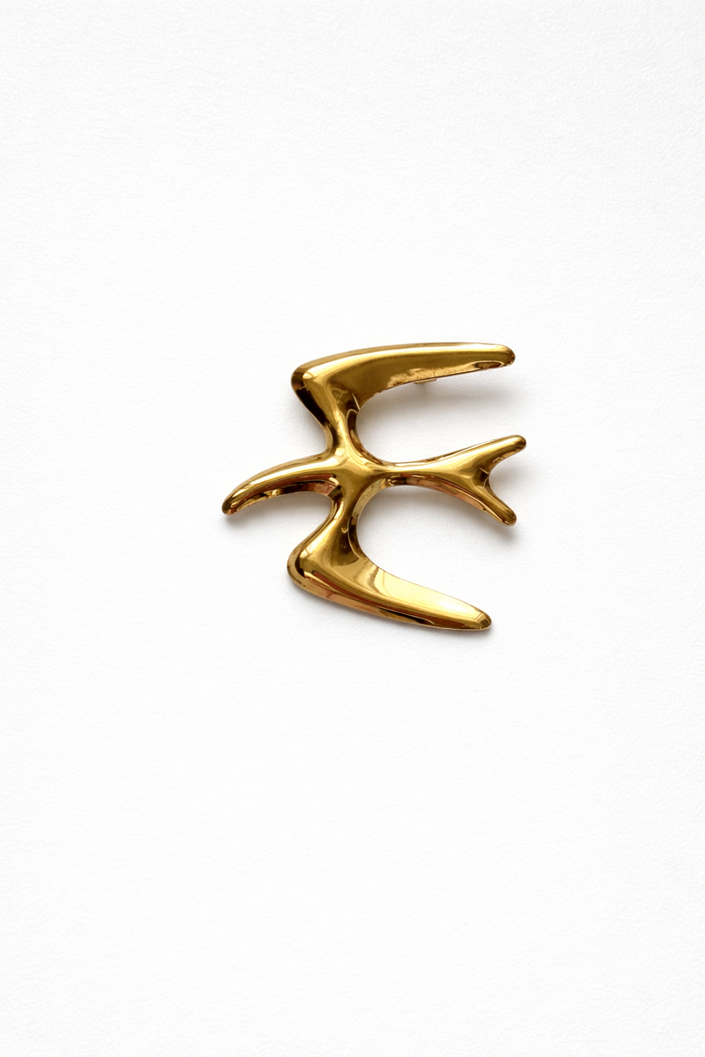 Broche Hirondelle Dorée Chéri Chérie
