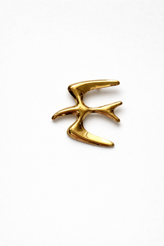 Broche Hirondelle Dorée Chéri Chérie