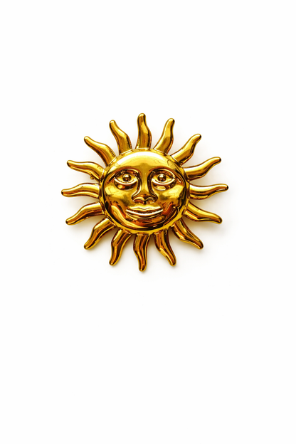 Broche Soleil Visage Chéri Chérie