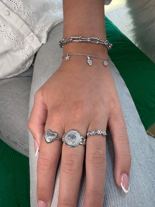 Bracelet Maillon Argent Chéri Chérie