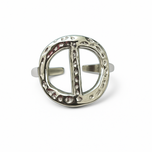 Bague Cercle Martelé