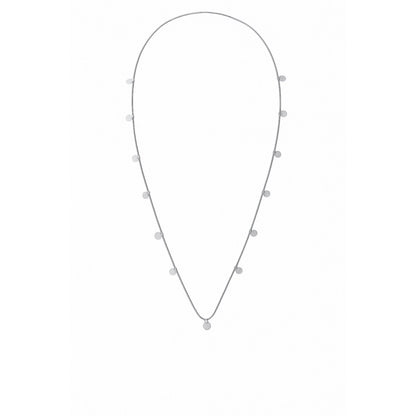 Collier sautoir maille serpent et pastilles Chéri Chérie