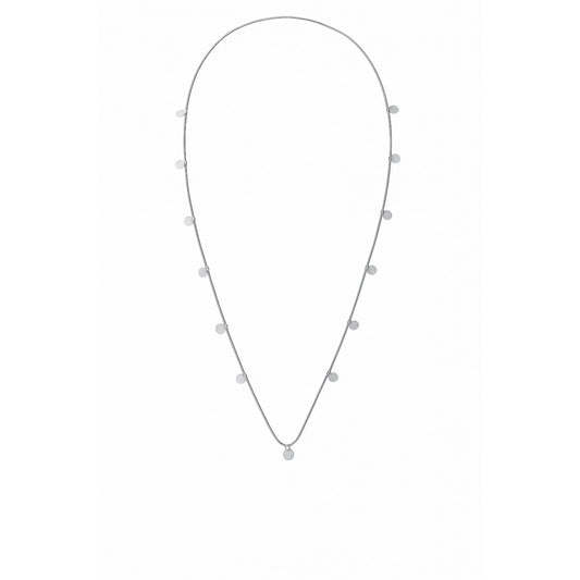 Collier sautoir maille serpent et pastilles Chéri Chérie