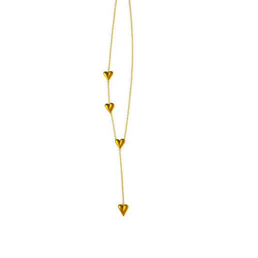 Collier cravate coeur Chéri Chérie