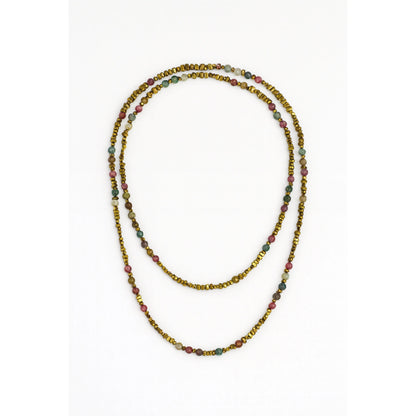 Collier sautoir pierres naturelles Chéri Chérie