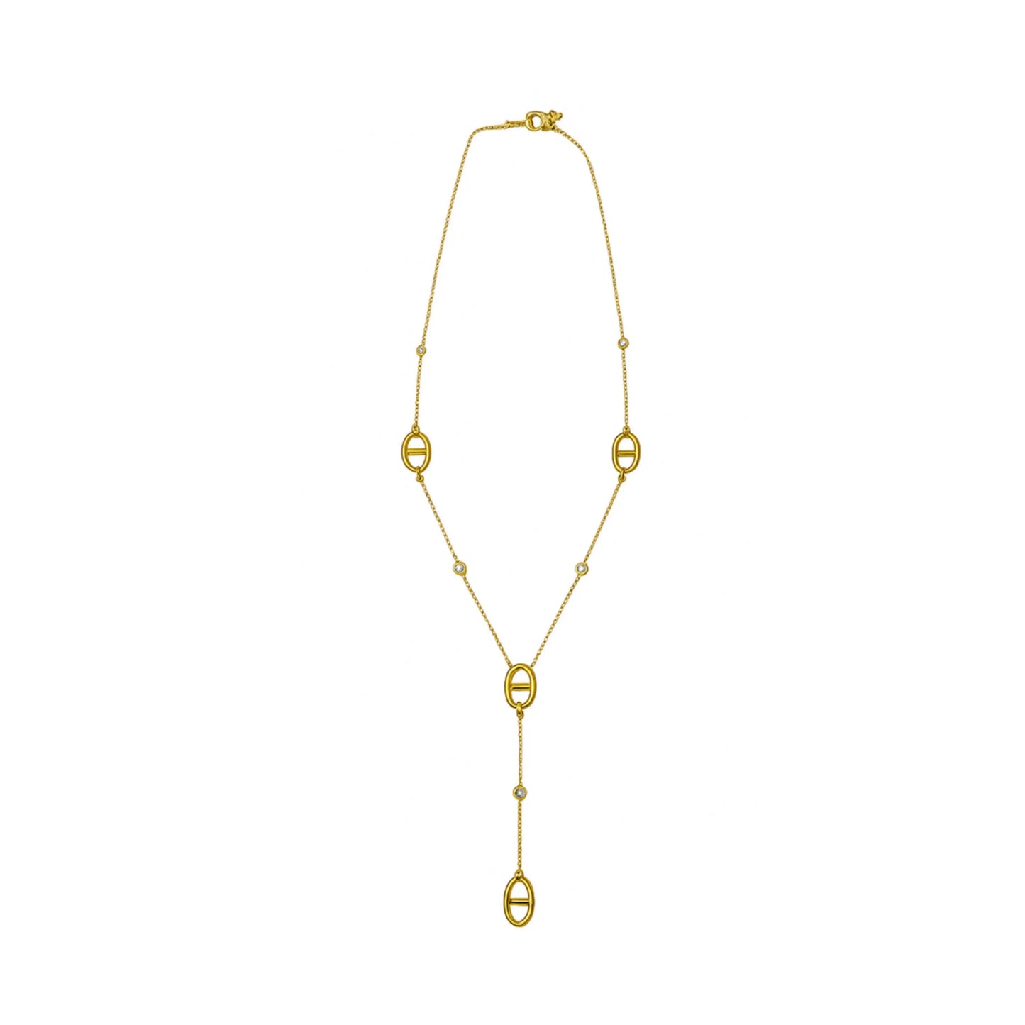 Collier cravate  - sautoir avec strass Chéri Chérie