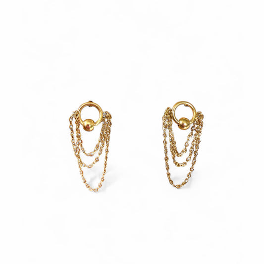 Boucles d’oreilles tendance 28 – acier chirurgical Chéri Chérie