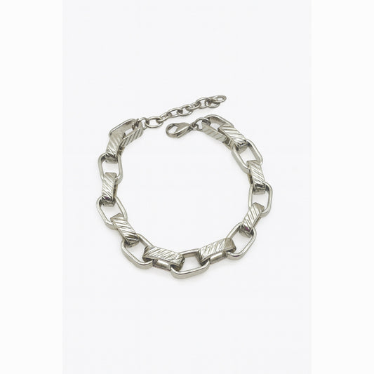 Bracelet grosses mailles avec  strilles Chéri Chérie
