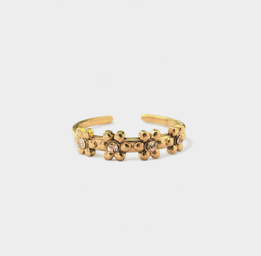 Bague Fine fleurs Chéri Chérie