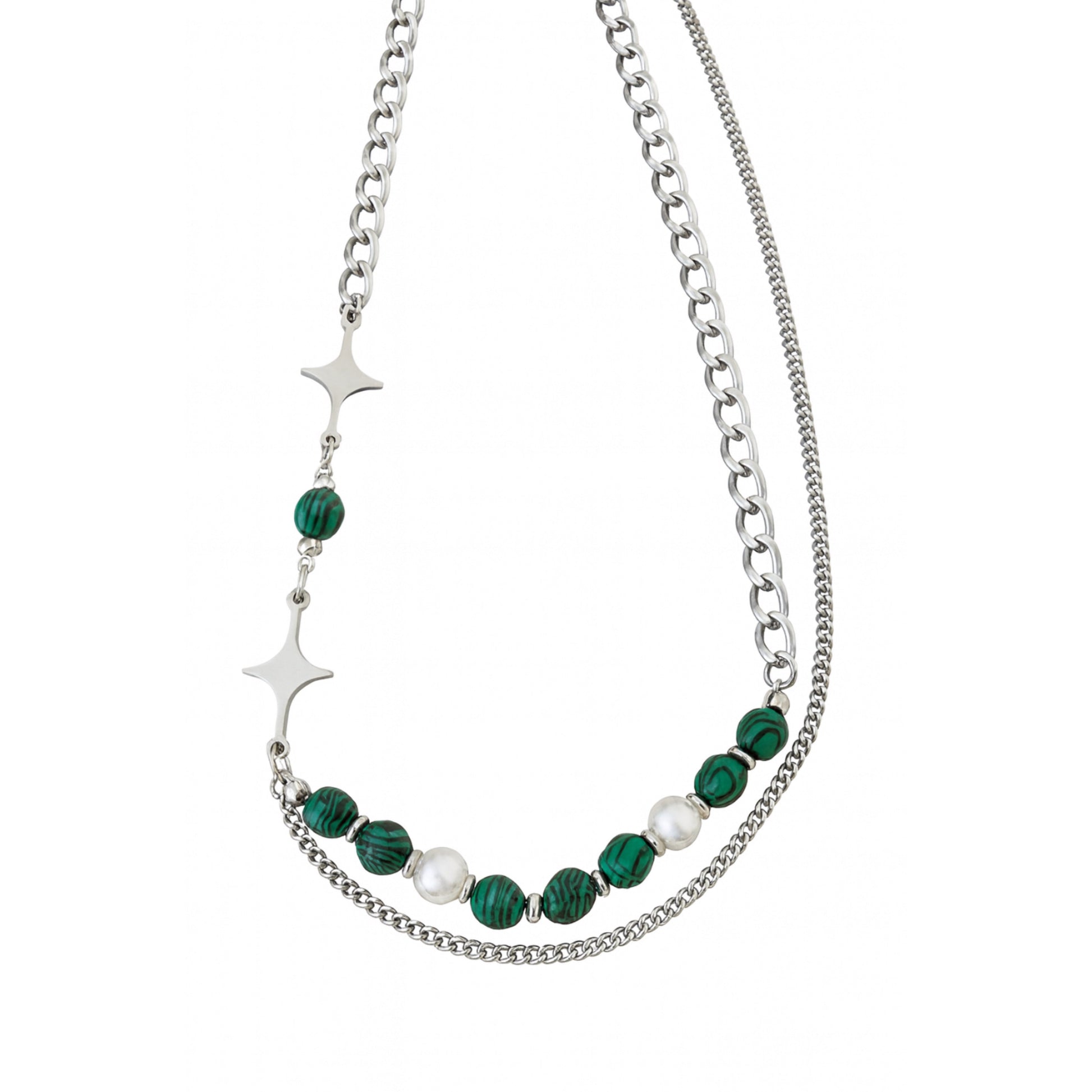 Collier double homme Chéri Chérie