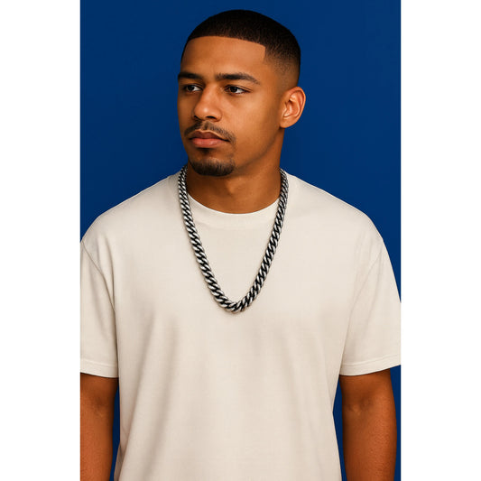 Collier grosse mailles homme Chéri Chérie