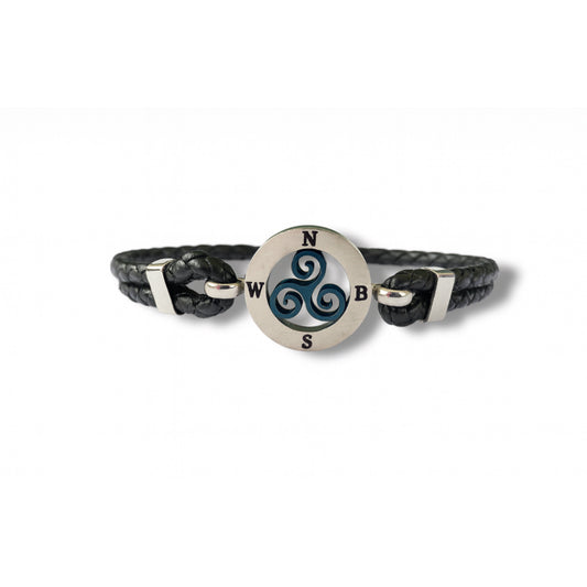 Bracelet triskell bleu Chéri Chérie