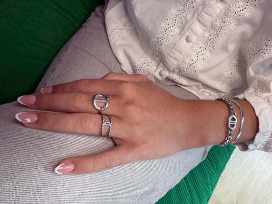 Bague Cercle Martelé Chéri Chérie