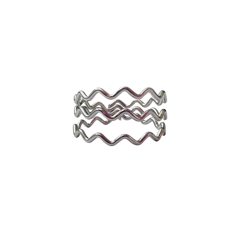 Bague zig zag