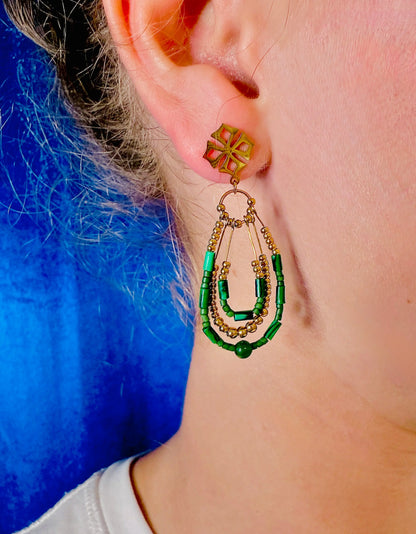 Boucles d’oreilles perles Chéri Chérie