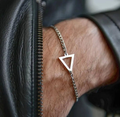 Bracelet homme triangle Chéri Chérie