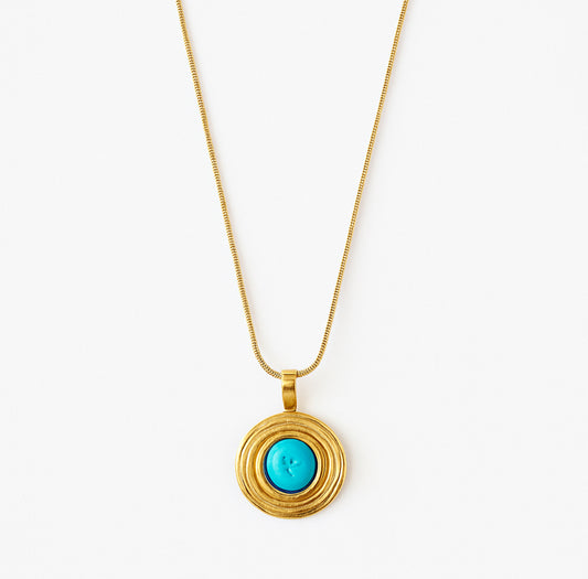 Collier avec pierre naturelle