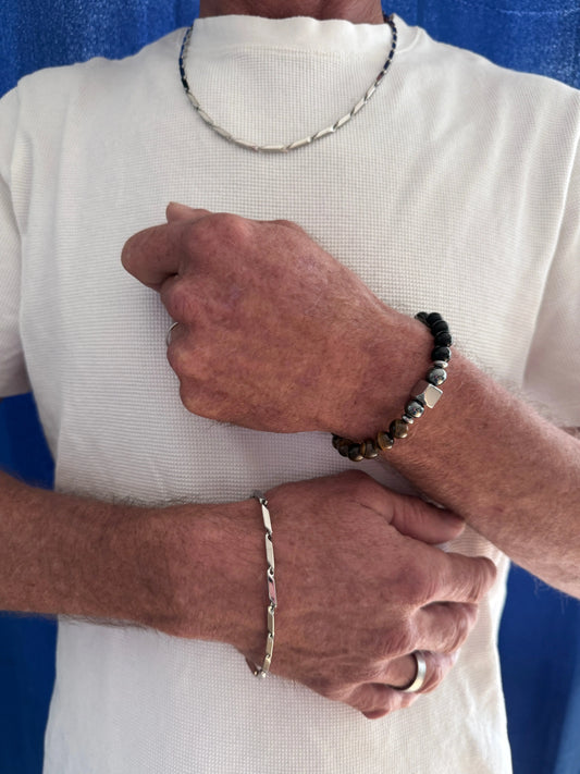 Bracelet élastique, pierres naturelles Chéri Chérie