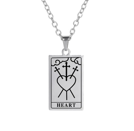 Collier homme avec carte karma