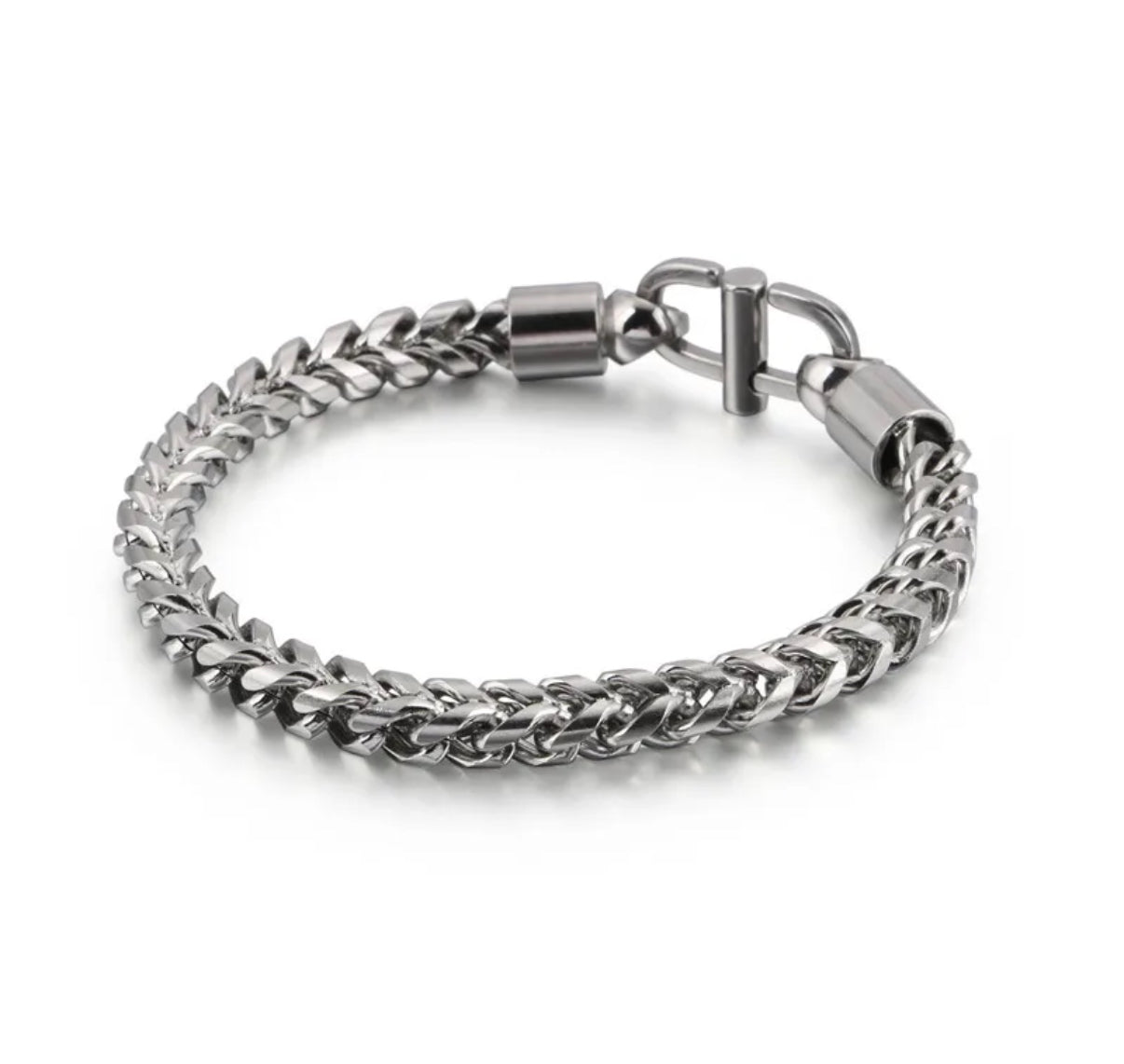 Bracelet grosses mailles rondes