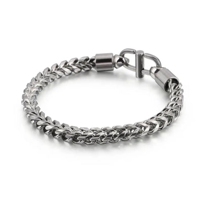 Bracelet grosses mailles rondes Chéri Chérie