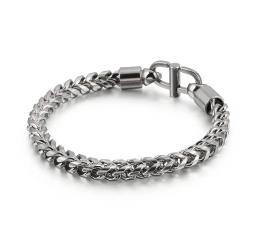 Bracelet grosses mailles rondes Chéri Chérie