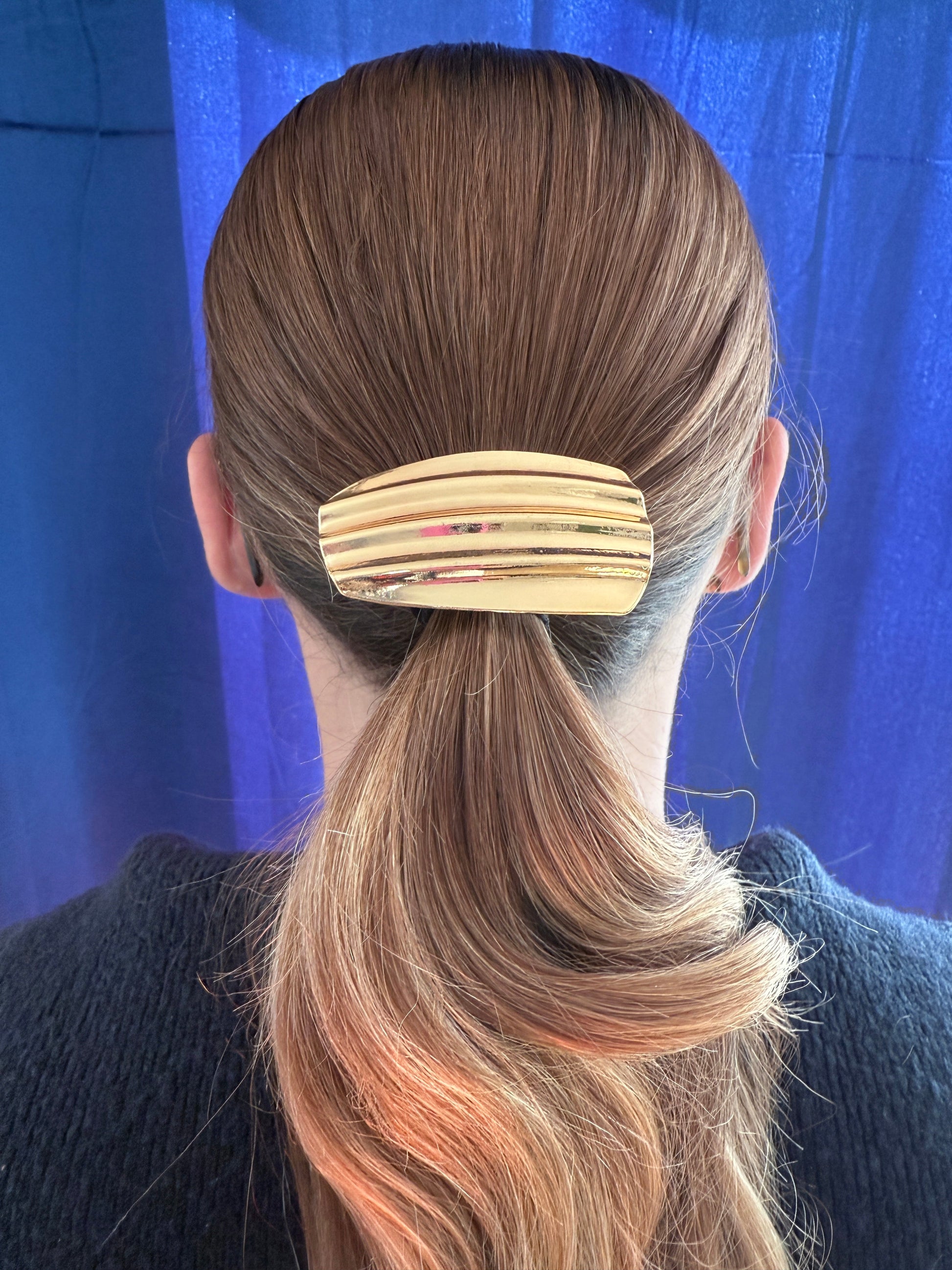 Élastique cheveux Or Strié Chéri Chérie