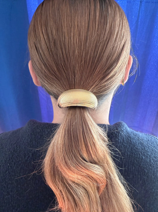 Élastique cheveux Or Texturé Chéri Chérie