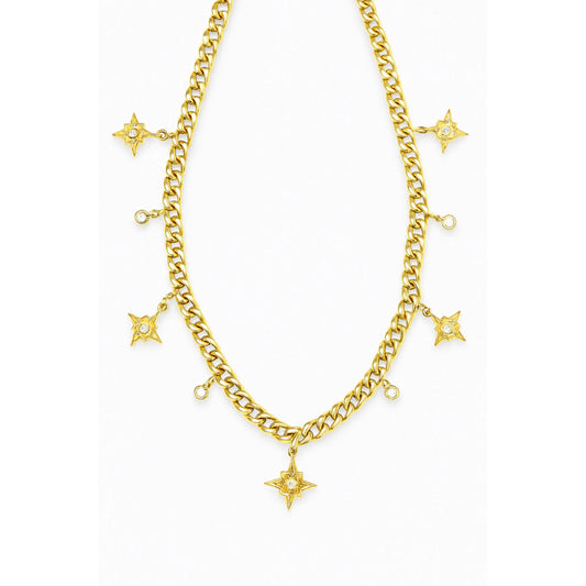 Collier chaine et breloques Chéri Chérie