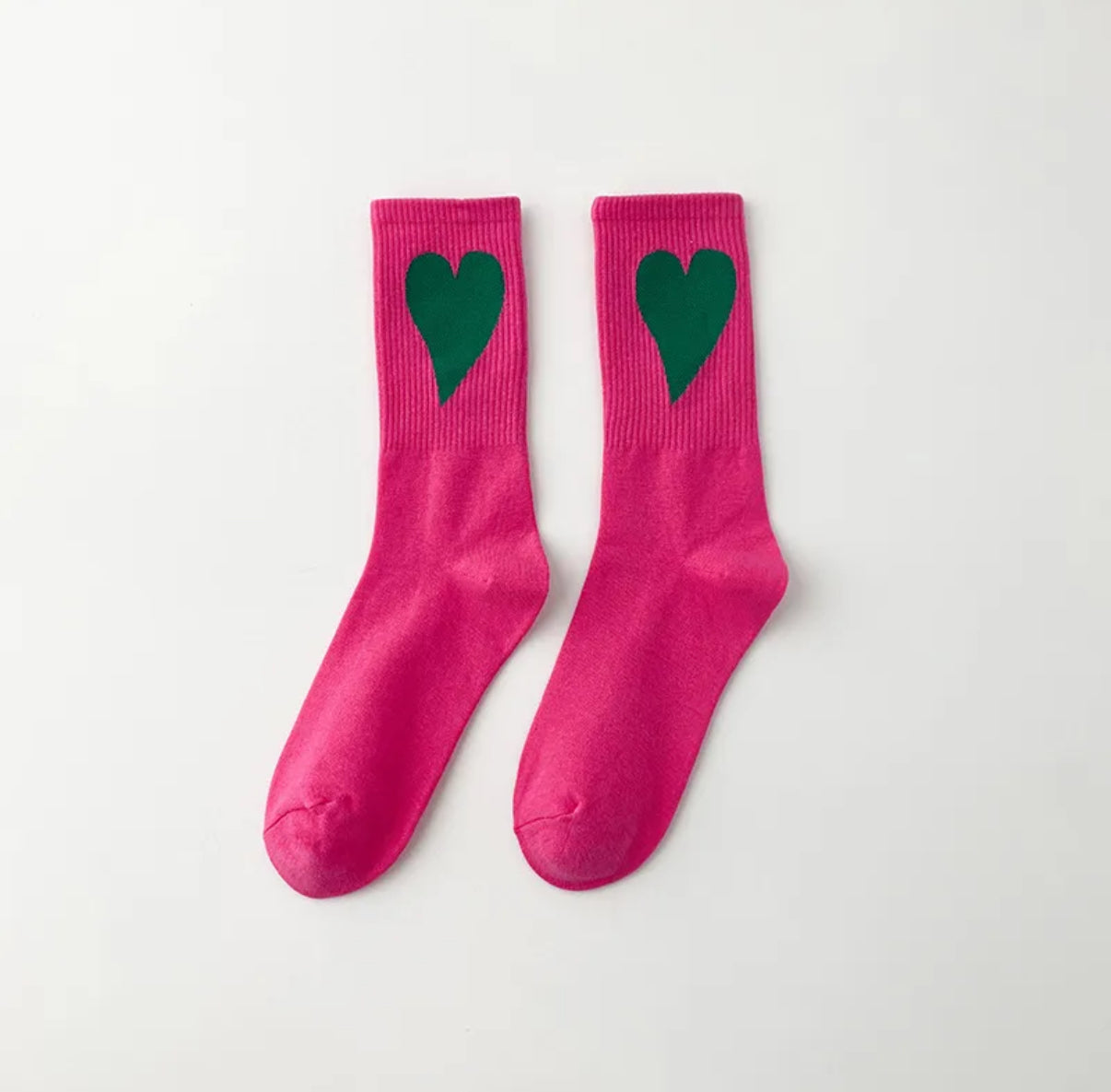 Chaussettes Heart Fuchsia Chéri Chérie