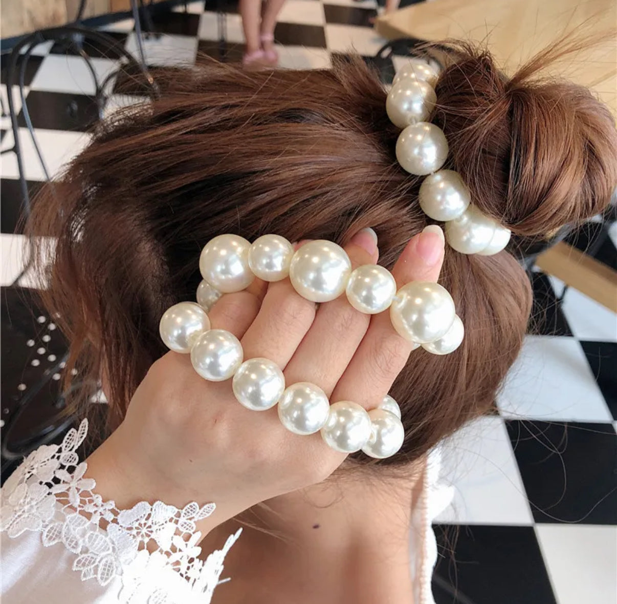Élastique cheveux Perles L Chéri Chérie