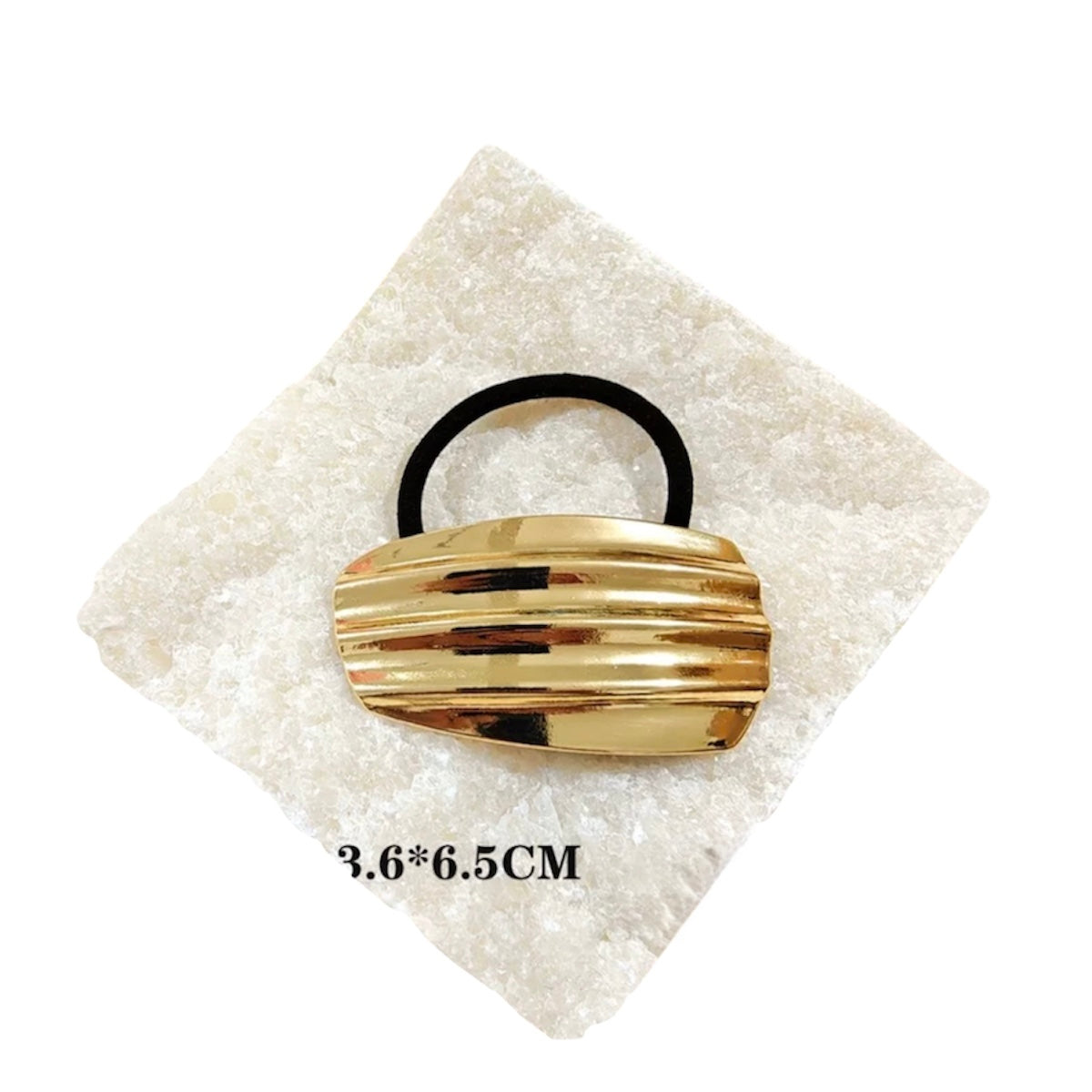 Élastique cheveux Or Strié Chéri Chérie