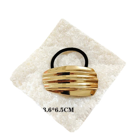 Élastique cheveux Or Strié Chéri Chérie