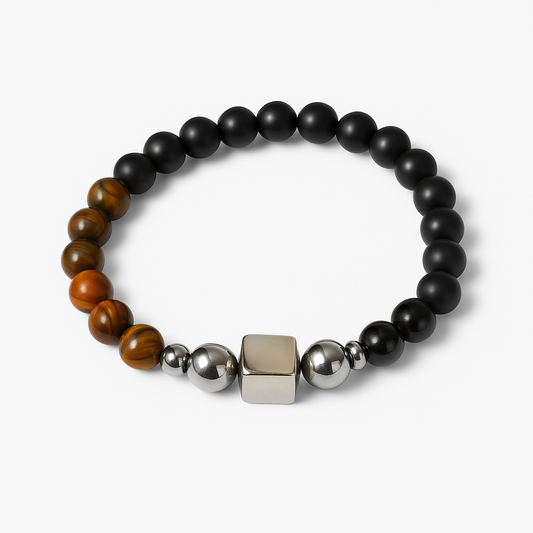 Bracelet élastique, pierres naturelles