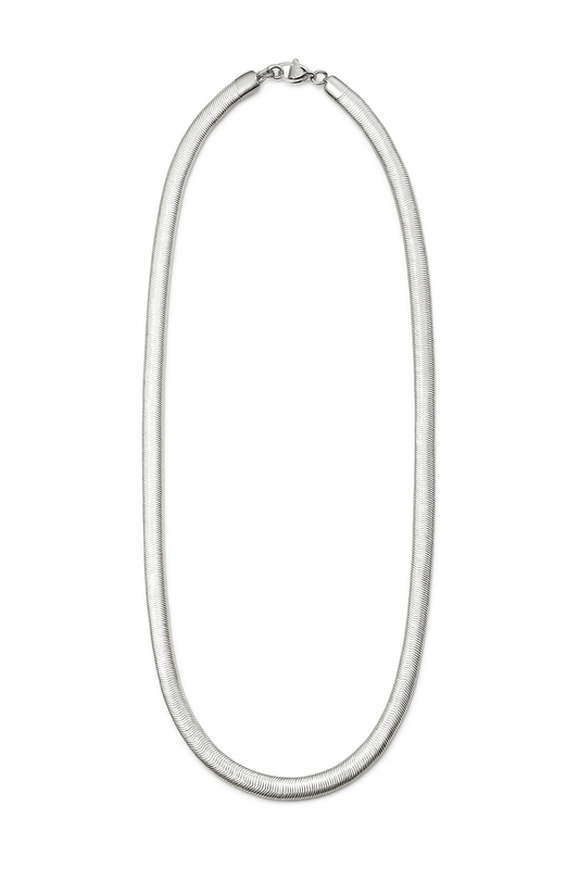 Collier maille serpent épaisse