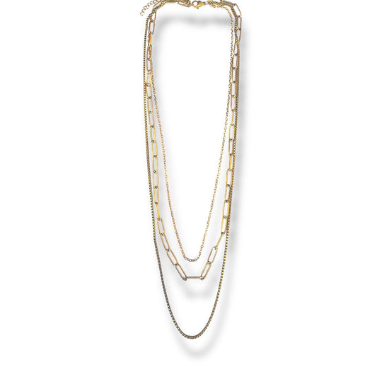 Collier Triple rangs