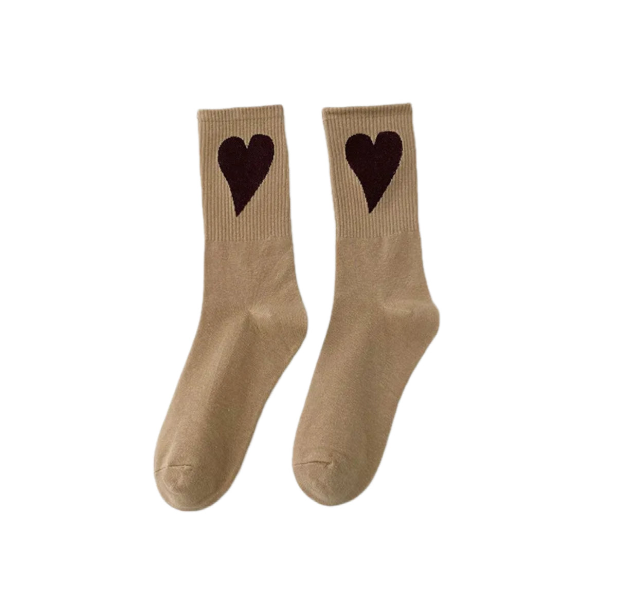 Chaussettes Heart Beige Chéri Chérie