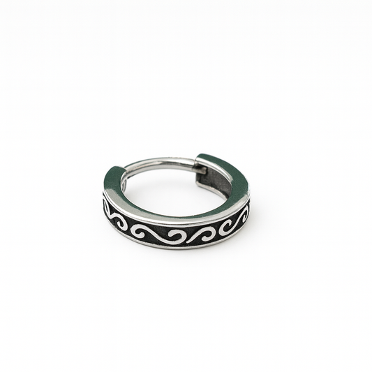 Boucle d'oreille arabesque