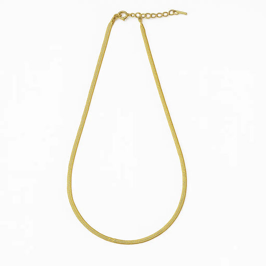 Collier maille serpent or S Chéri Chérie