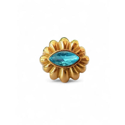 Bague Fleur turquoise Chéri Chérie